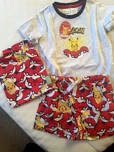 PETER ALEXANDER Pokemon Kids Gift Boys Girls Pikachu Pyjamas Size 3 BNWT - Picture 1 of 3