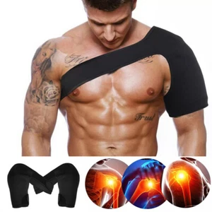 Shoulder Brace Rotator Cuff Support Relief Pain Injury Belt Arthritis Left/Right - Picture 1 of 16