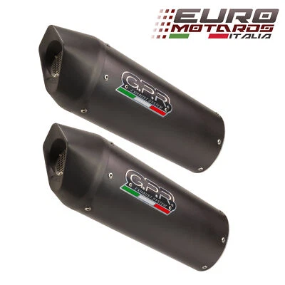 Triumph Street Triple 675 2007-2012 GPR Escape Doble SlipOn Silenciadores Furore Nuevo Foto 1 de 2