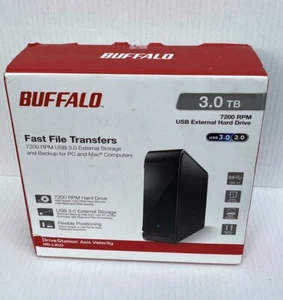 Buffalo Technology - DriveStation Axis Velocity 3TB External USB 3.0/2.0 Hard - Picture 1 of 6