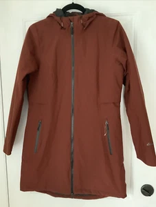 Eddie Bauer Parka Women's Cloud Cap Sable Coat Size small New Cranberry Red - Picture 1 of 10