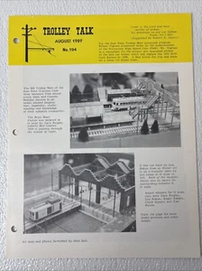Trolley Talk Magazine #194 August 1989 Model Trains Model Railroad - Picture 1 of 2