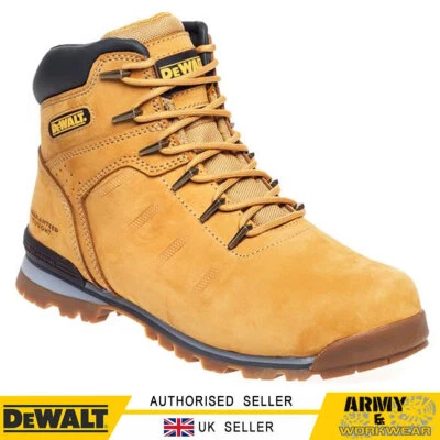 Dewalt Carlisle Botas de Seguridad Trabajo Puntera Acero Cuero Nobuk En 20345SB - Imagen 1 de 2