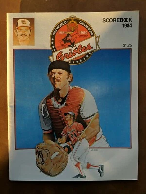 MAY 13, 1984 BALTIMORE ORIOLES VS OAKLAND ATHLETICS PROGRAM STORM DAVIS WIN 5-1 - Image 1 of 4