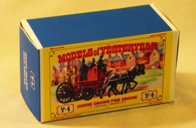 MATCHBOX Y4 BOITE COPIE VIDE HORSE DRAWN FIRE ENGINE TYPE 2 - Photo 1/3