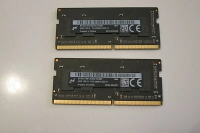 Original Apple Mac Mini 2018 RAM 8GB Kit (2x4) DDR4-2666 SODIMM SO-DIMM - Image 1 of 2