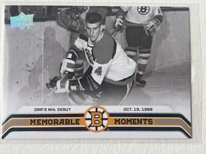 2023-24 UD Boston Bruins Centennial Memorable Moments  #140 Bobby Orr  #'d/100 - Imagen 1 de 2