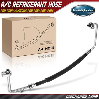 Línea de descarga de aire acondicionado para Ford Mustang 2011-2014 V6 3,7 L compresor a condensador Foto 1 de 4