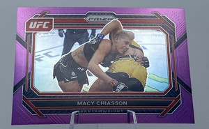🐳 MACY CHIASSON /149 UFC 2023 Panini Prizm Purple Parallel No. 85