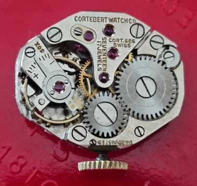 MOVIMIENTO RELOJ SUIZO VINTAGE~CORTEBERT 686~17J Foto 1 de 2