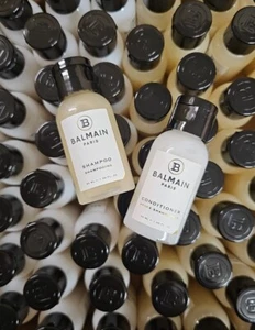 Case of 40 BALMAIN Paris SHAMPOO & CONDITIONER (20 Each) 1.35 oz Travel Hotel - Picture 1 of 1