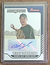 Wade Townsend 2006 Bowman Signs of the Future Autograph #SOF-WT Tampa Rays RC