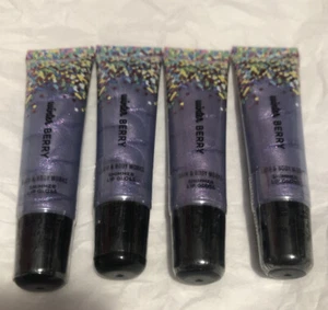 Bath & Body Works Winter Berry Shimmer Lip Gloss Set Of 4 - Picture 1 of 1