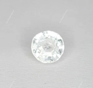 0.62 Cts Authentic Sapphire Loose Gemstone Round Cut Faceted Certified - Picture 1 of 10