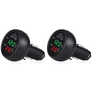 USB Port Multifunction 12-24V Voltmeter Charger Lighter Truck - Zdjęcie 1 z 12