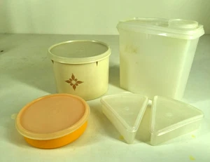 Konvolut 5 Tupperware Behälter 2 Vorratsdosen 1 Müslibehälter 2 Torten - Bild 1 von 12