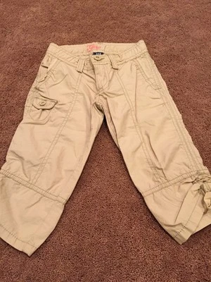 Girls Gap Capri Pants – Tan/Beige – Size 4 Regular - Image 1 of 4