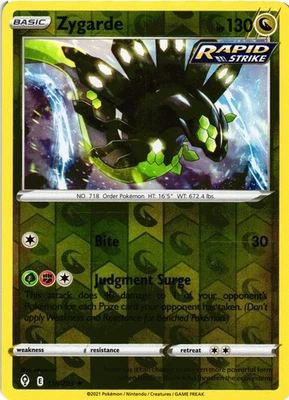 Zygarde Holo Rare SWSH07: Evolving Skies 118/203 NM - Image 1 of 2