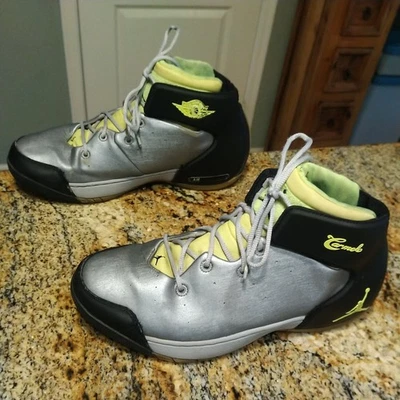 Nike Air Jordan Melo 1.5 Men Sz 10.5 - Wolf Gray Volt 631310-013 Carmelo Anthony - Image 1 of 4