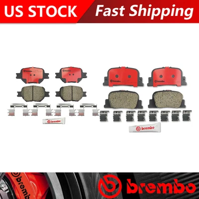 Se adapta a pastillas de freno delanteras + traseras de cerámica Scion tC 2005-2010 - Brembo Premium OE Foto 1 de 4