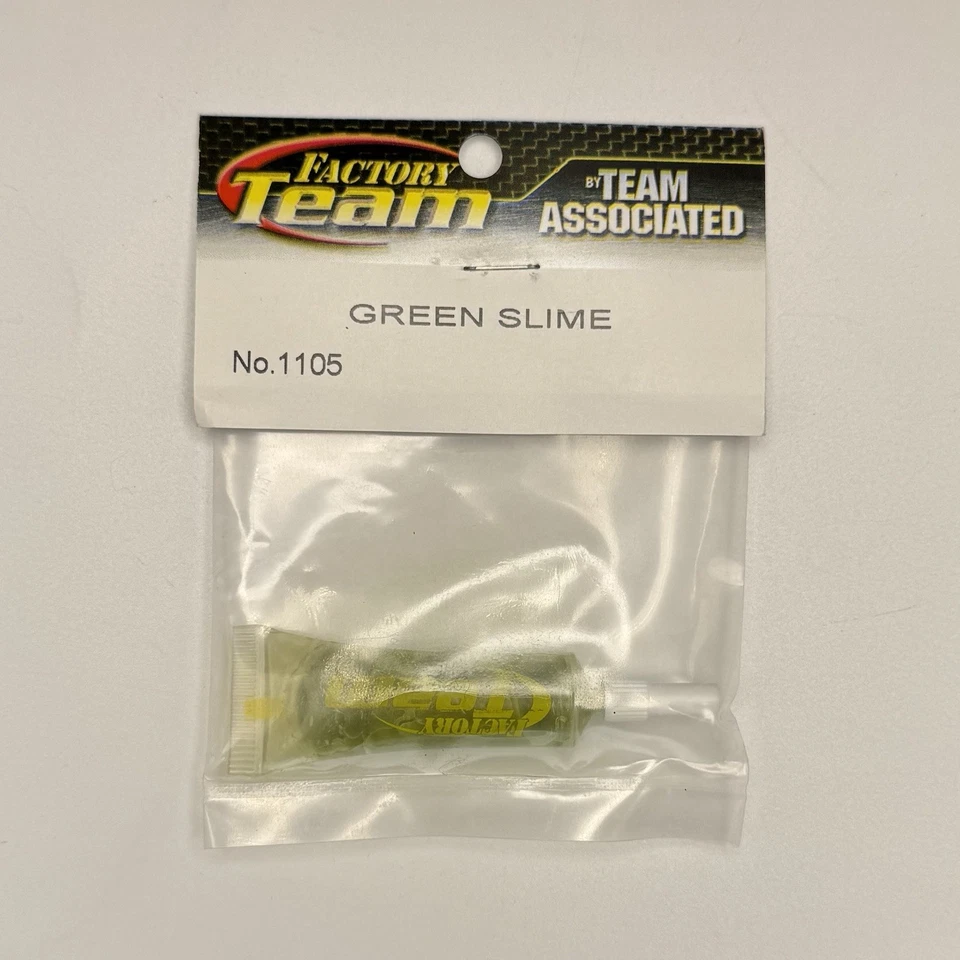 Team Associated 1105 Green Slime For Longevity Of Shocks. Brand New Factory Seal - Image 1 of 4