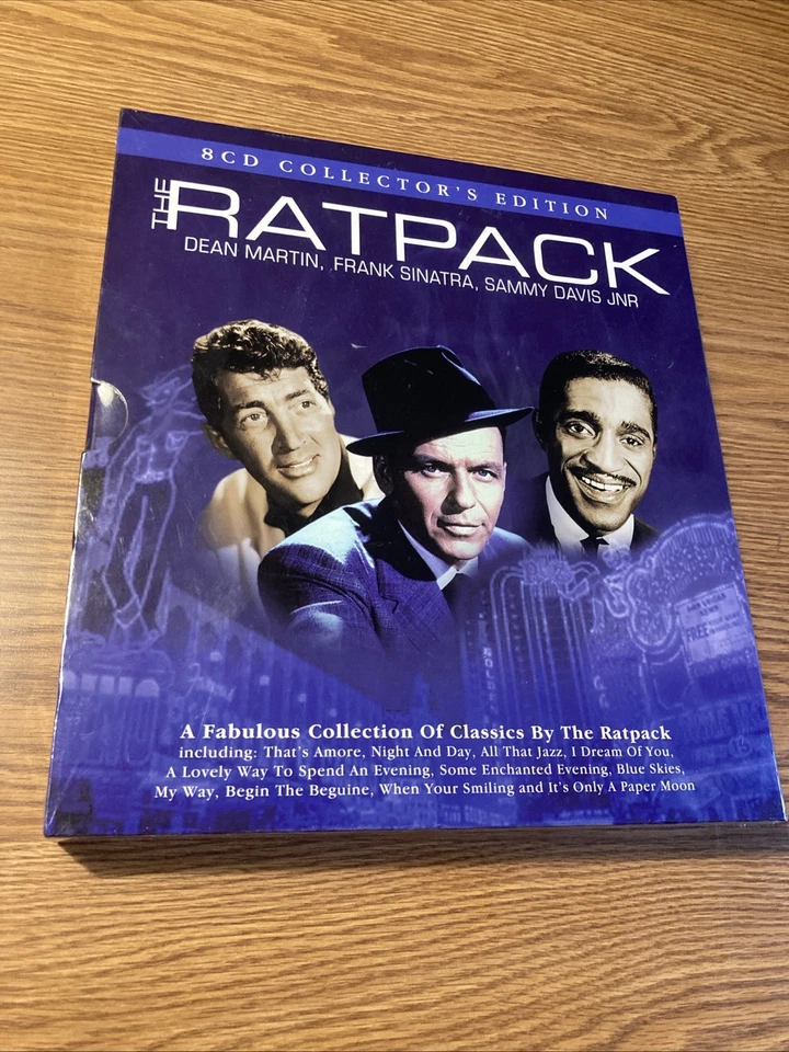 The Ratpack Dean Martin Frank Sinatra & Sammy Davis Jr 8 CD Collectors Edition