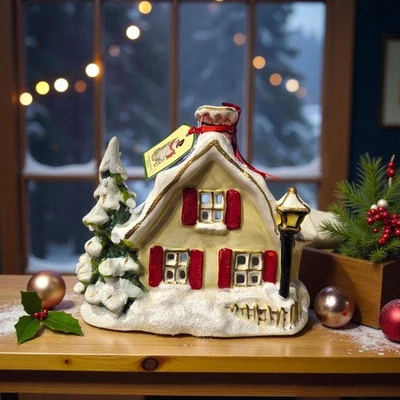 Casa de velas nevadas Blue Sky Clayworks Foto 1 de 4