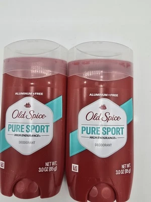Lote de 2 desodorantes deportivos Old Spice Pure sin aluminio 3 oz Foto 1 de 2