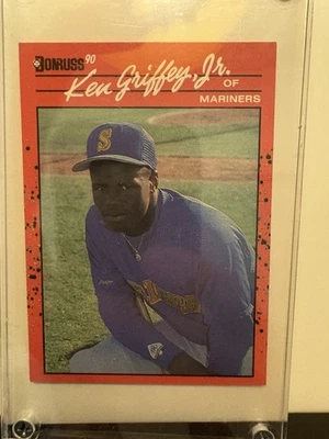 1990 Donruss - Ken Griffey Jr #365. Estado perfeito - Erro na parte de trás - Imagem 1 de 3
