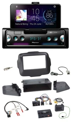 Pioneer USB Lenkrad Bluetooth DAB Autoradio für Jeep Renegade ab 2015 - Bild 1 von 4