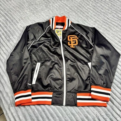 Mitchell & Ness San Francisco Giants Cooperstown Collection Satin Jacket Size XL - Image 1 of 4