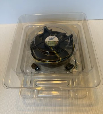 NEW Intel i7-930 E97380-001 Intel HeatSink & Fan_Aluminum for Socket LGA1366 - Image 1 of 4