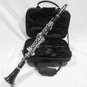 Clarinete de madera Buffet Crampon E11 Bb, almohadillas nuevas, ¡plateado! - Imagen 1 de 15