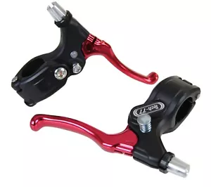 DIA-COMPE Tech-77 Old School Locking Brake Levers PAIR BMX - BLACK/RED - Picture 1 of 1
