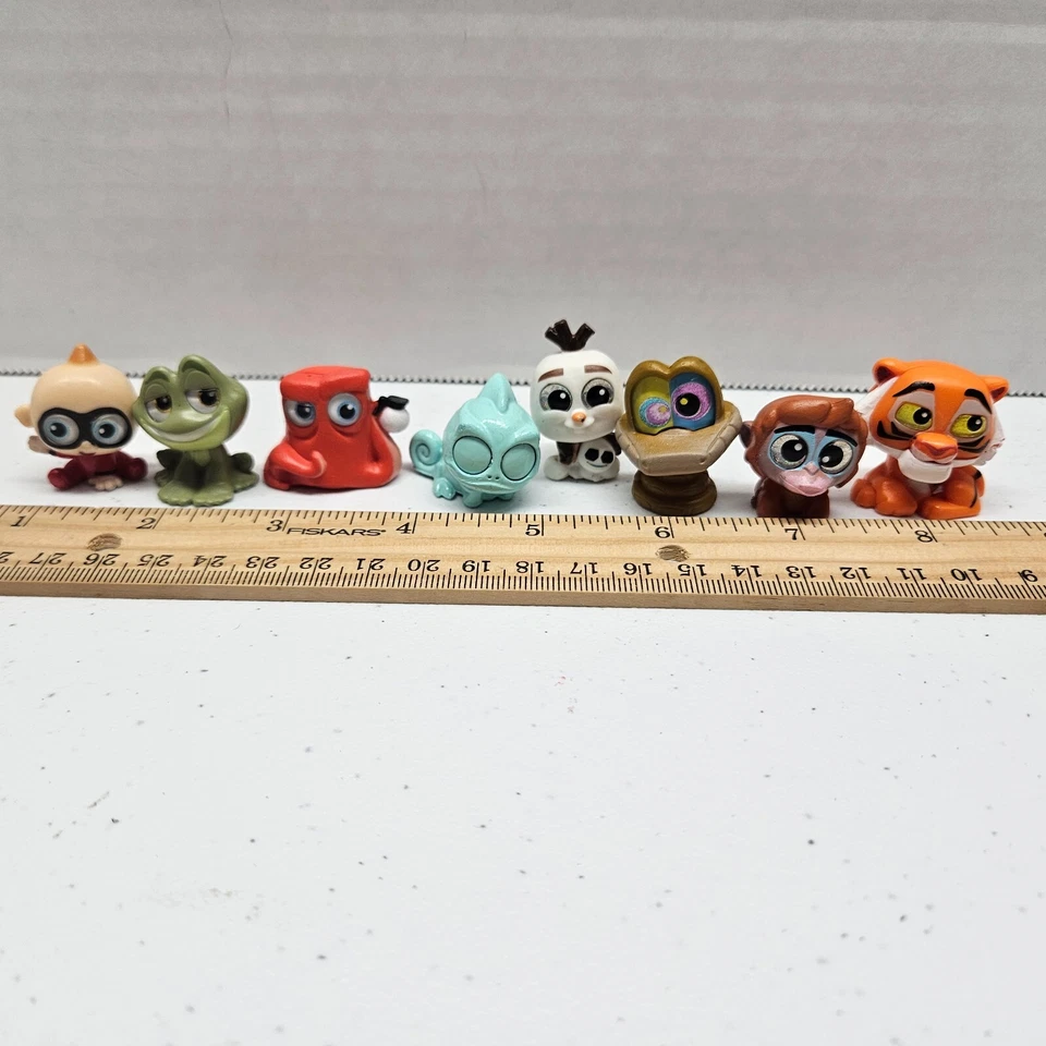LOTE DE 8 FIGURAS DOORABLES de Disney - Increíbles Jack Olaf Hank Frog Abu Rajah Foto 1 de 4