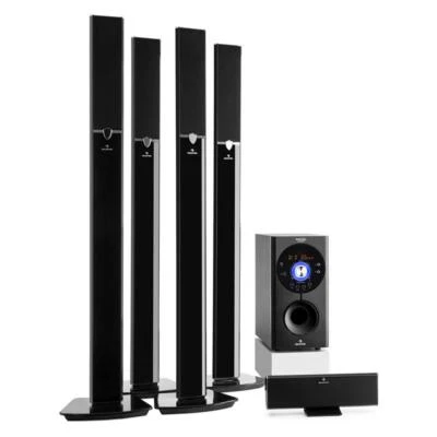 Heimkino System 5.1 Lautsprecher Surround Sound AUX 145W RMS Bluetooth USB SD - Bild 1 von 4