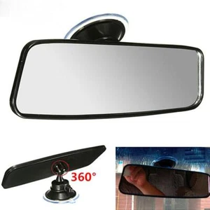 Universal Car Rear View Suctions Cup Mirrors Learner Glass Interior New O0T2 - Picture 1 of 13