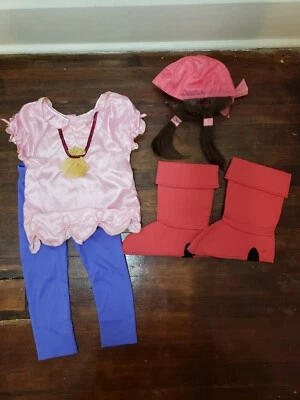 Disney Store Jake y los Piratas del País de Nunca Jamás Talla 2T/3T Izzy Niño Bebé Disfraz Foto 1 de 4