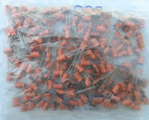 50pcs Sprague 220uf 16V Radial Lead Electrolytic Capacitors 515D 8x12mm NEW - Picture 1 of 2