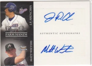 2007 Matt Wieters JP Arencibia TriStar Prospects Plus DUAL ROOKIE AUTO /15  - Picture 1 of 1