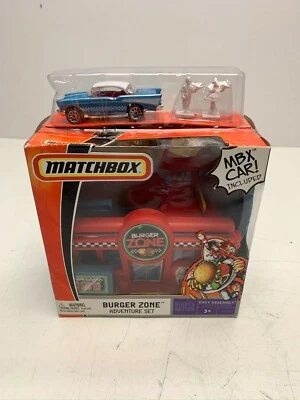 Matchbox Diecast Burger Zone Adventure Set with MBX Car -- Sealed Package - Image 1 of 4