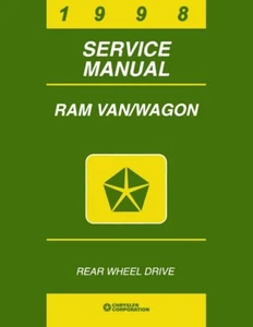 Dodge Ram 1998 furgoneta y furgoneta tienda servicio manual de reparación - Imagen 1 de 1