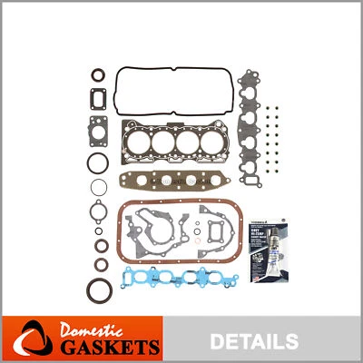 Fits 92-01 Suzuki Swift Vitara X-90 Geo Tracker 1.6L SOHC Full Gasket Set G16KV - Image 1 of 4