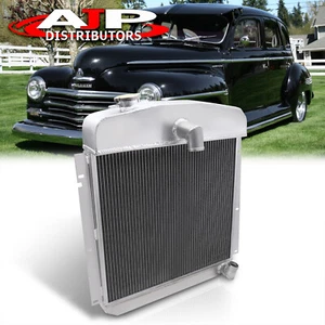 3-Core Cooling Full Aluminum Radiator For 1947-1949 Plymouth Chrysler P15 Deluxe - Picture 1 of 7
