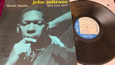 RARE 1958 JOHN COLTRANE BLUE TRAIN 1ST/2ND PRESS VG+ BLUE NOTE 1577 DG MONO BOP - Image 1 of 4