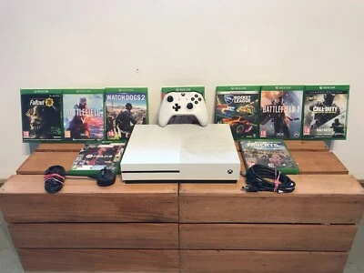 Xbox One S Console Bundle 500GB – Controller + 10 Games | Free Shipping | - Image 1 of 4