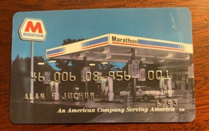 Marathon Credit Card ~ exp 1993 - Picture 1 of 2