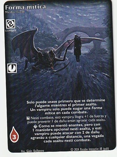 Forma Mitica (Mythic Form) x1 Full Art Spanish Championship Promo VTES Jyhad - Image 1 of 1