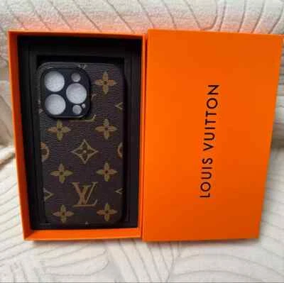 shockproof leather phone case for iPhone 16 15 14 13 Pro Max Plus Luxury Design - Image 1 of 4