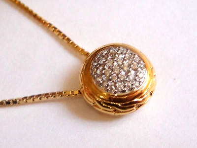 COLLAR CADENA JOHN HARDY PAVÉ DIAMANTE TALLADO ORO 18K Foto 1 de 4